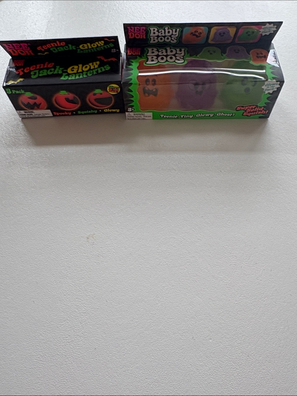 NeedOhBabyBoos &TeenieJackGlow Lantern. Both sealed. Authentic. FastsafeShip.